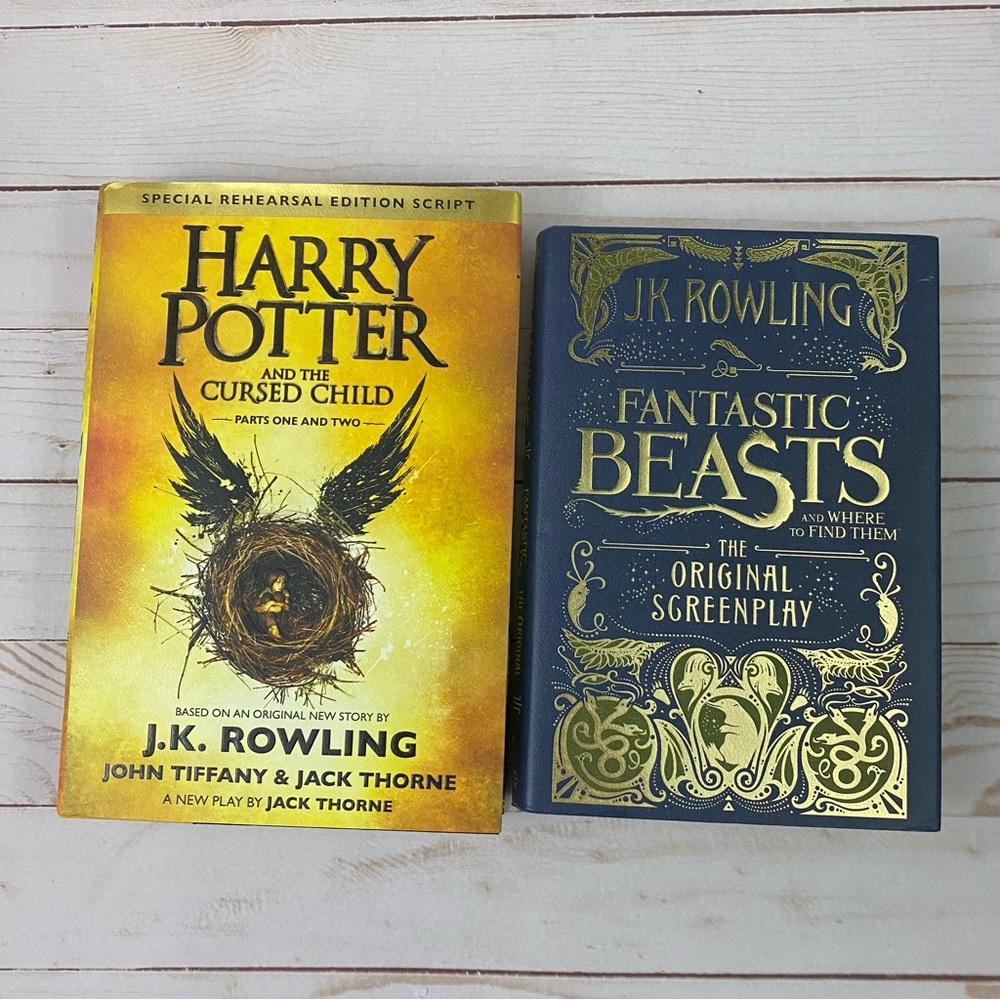 J.K. Rowling Hardcover Book Lot Harry Potter Fantastic Beasts